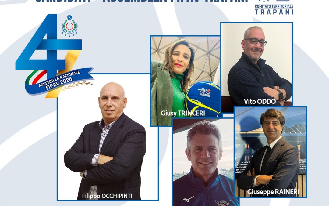 Assemblea FIPAV 2025: ecco i candidati per Trapani