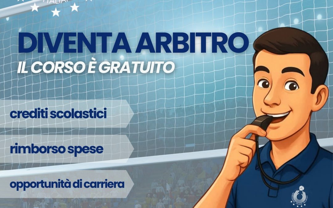 Diventa arbitro di pallavolo con FIPAV Trapani: aperte le iscrizioni al Corso Arbitri